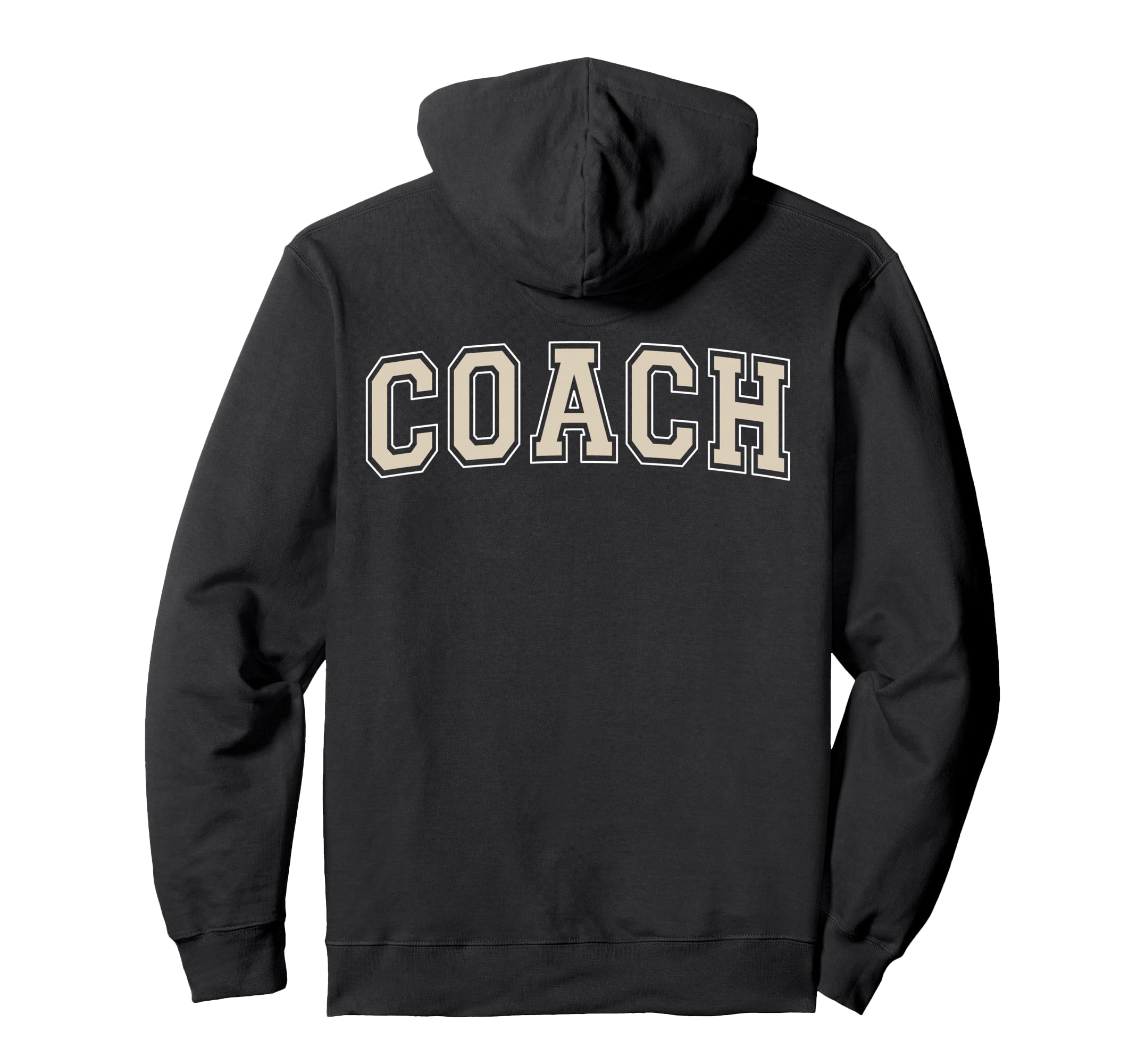 Coach Sports Trainer Antique White Hoodie - Trendy Graphic for Adults - T-Shirt, Sweatshirt, Hoodie