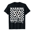 Warning Soccer Aunt Will Yell Loudly T-Shirt - Custom Art Print Men Women - T-Shirt, Sweatshirt, Hoodie