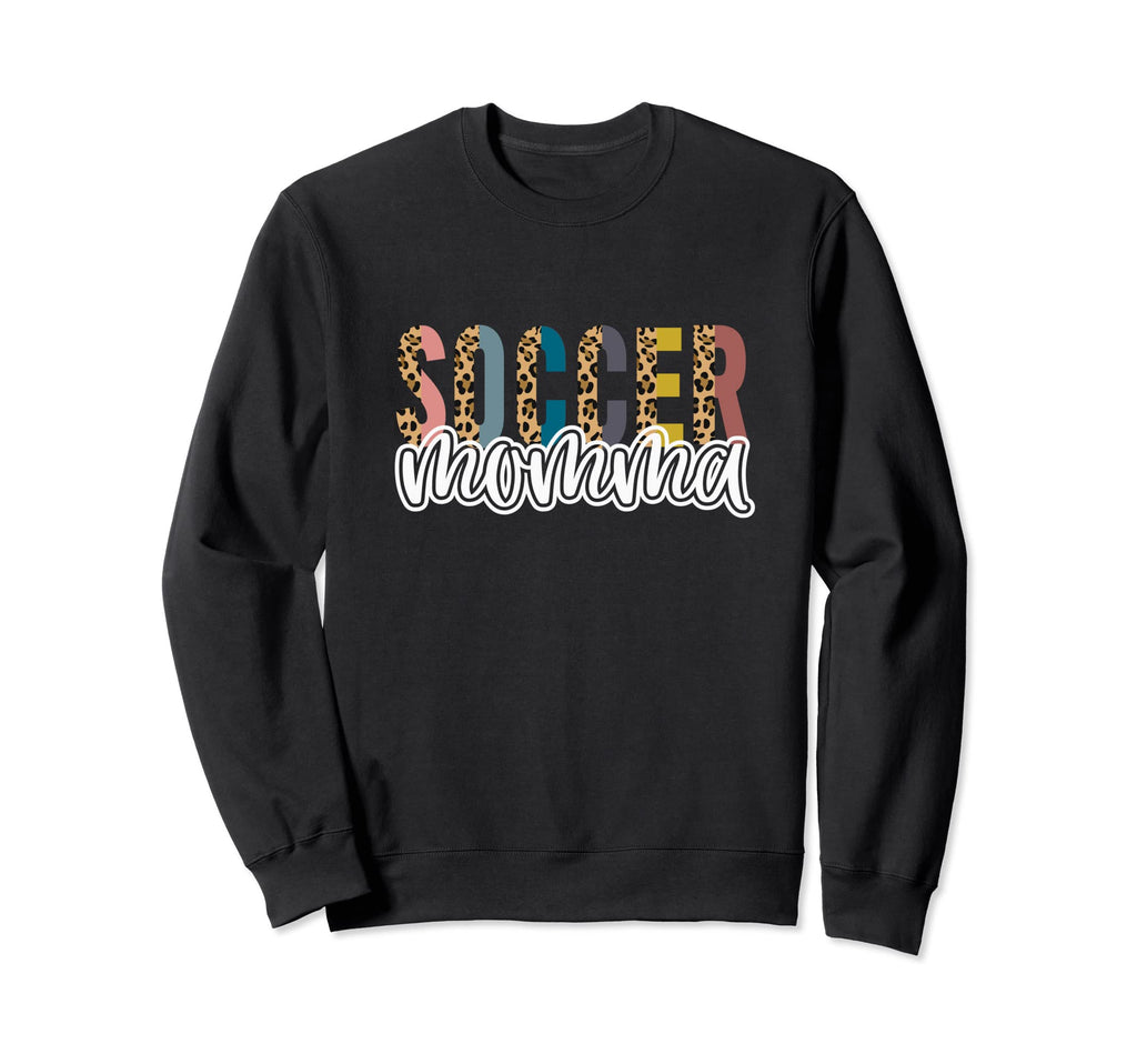 Soccer Momma Leopard Cheetah Sweatshirt - Streetwear Style for Adults - T-Shirt, Sweatshirt, Hoodie