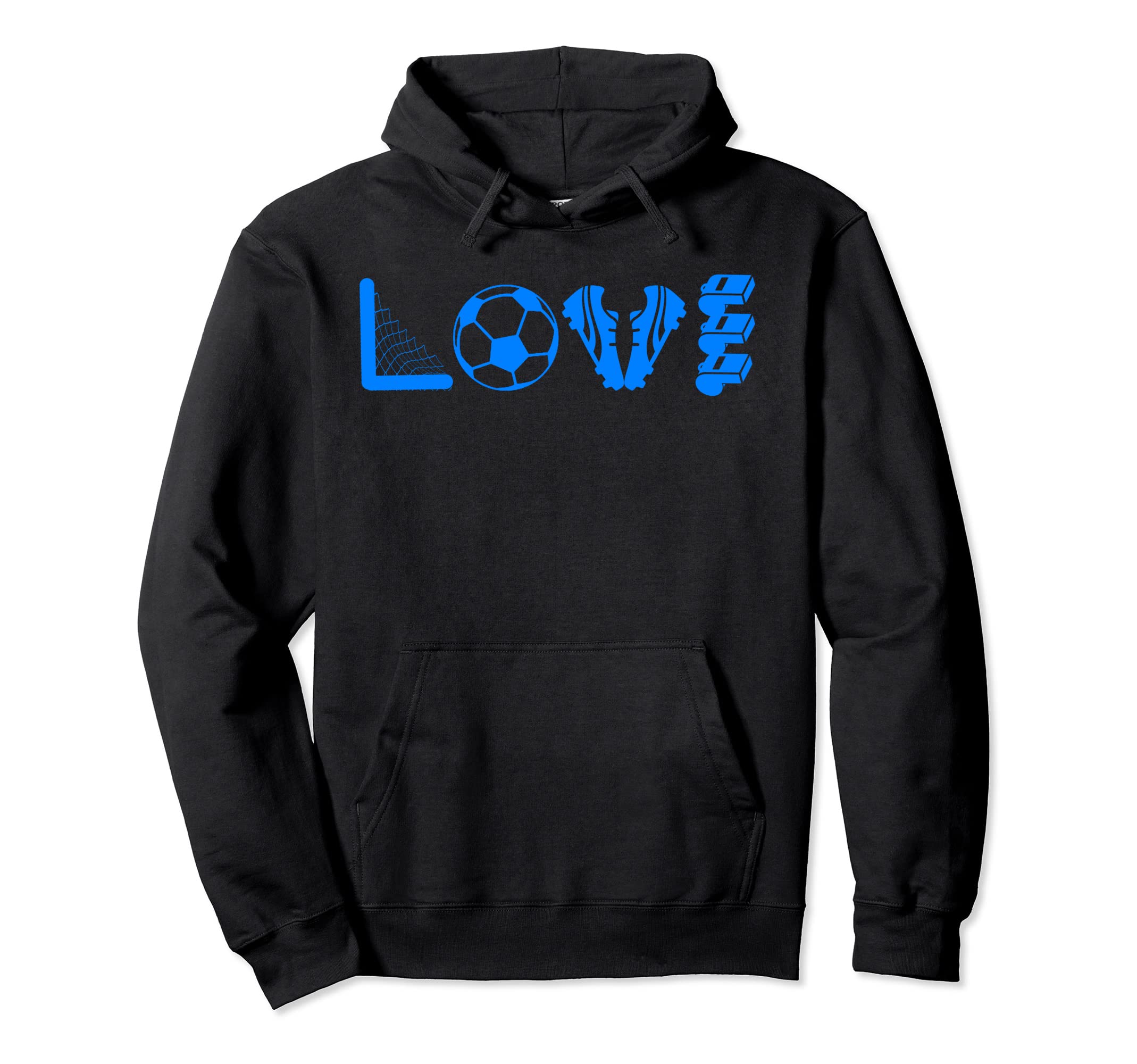 Soccer Love Gift Football Player Teens Hoodie - Novelty Apparel for Adults - T-Shirt, Sweatshirt, Hoodie