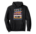 Rewind To 1986 Cassette Tape Hoodie - Casual Everyday Wear Men Women - T-Shirt, Sweatshirt, Hoodie
