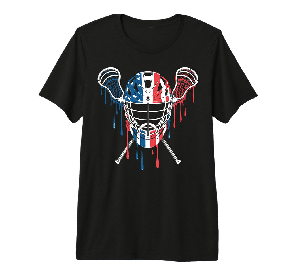 Lacrosse Goalie Lax Goalkeeper Usa T-Shirt - Minimalist Print for Adults - T-Shirt, Sweatshirt, Hoodie
