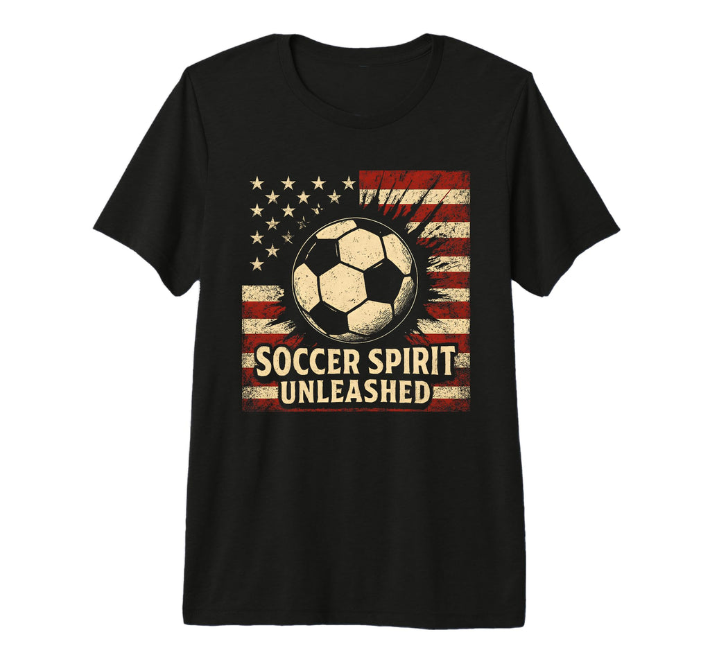 Soccer Spirit Unleashed Football Soccer T-Shirt - Streetwear Style Unisex - T-Shirt, Sweatshirt, Hoodie
