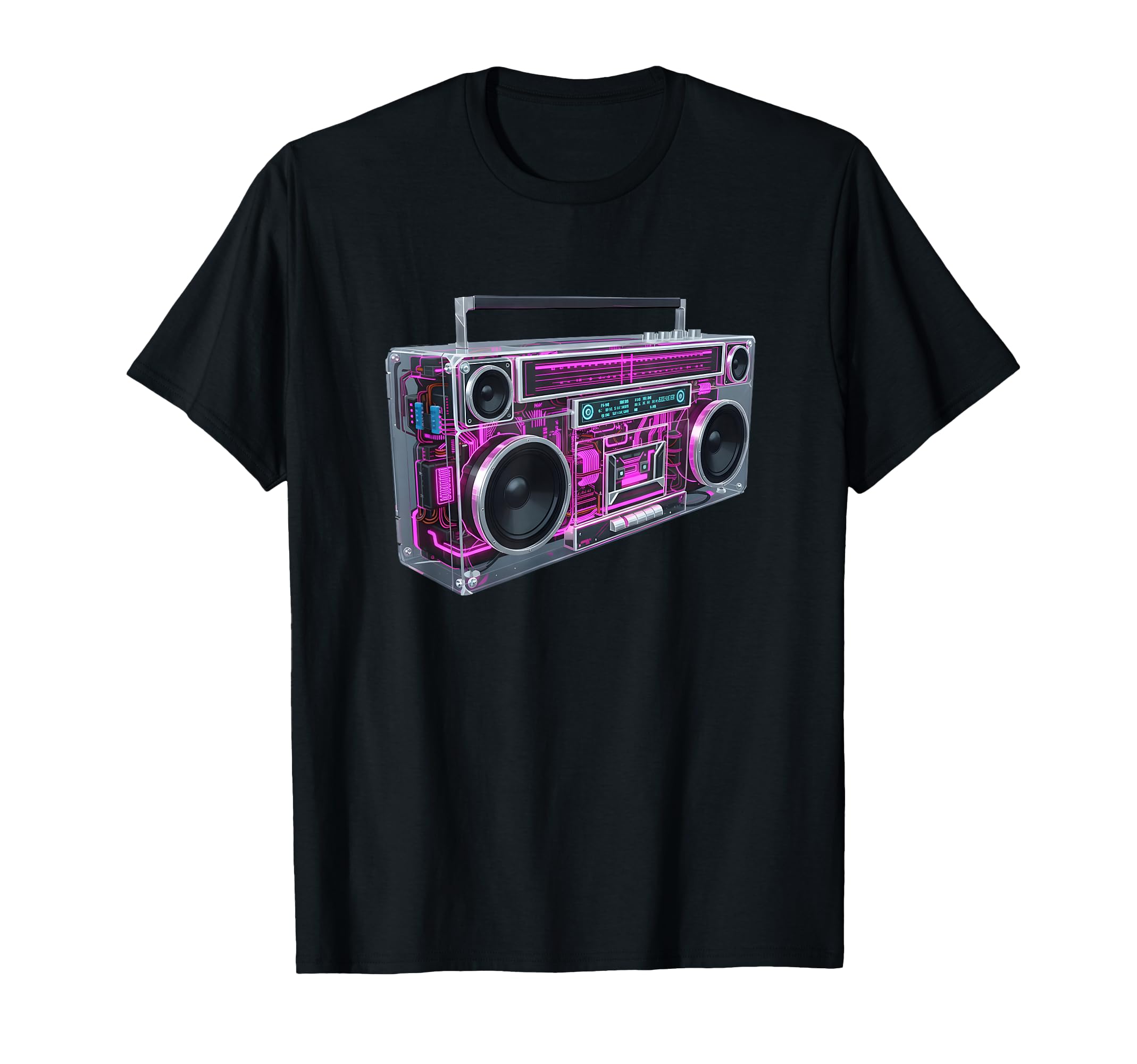 Boombox Old School Cassette Tape T-Shirt - Novelty Apparel for Adults - T-Shirt, Sweatshirt, Hoodie