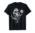 Funny Otter Juggling Soccer Ball T-Shirt - Casual Everyday Wear Unisex - T-Shirt, Sweatshirt, Hoodie
