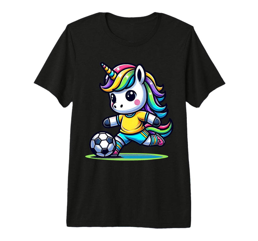 Footballer Unicorn Fans Soccer Team T-Shirt - Unique Graphic Men Women - T-Shirt, Sweatshirt, Hoodie