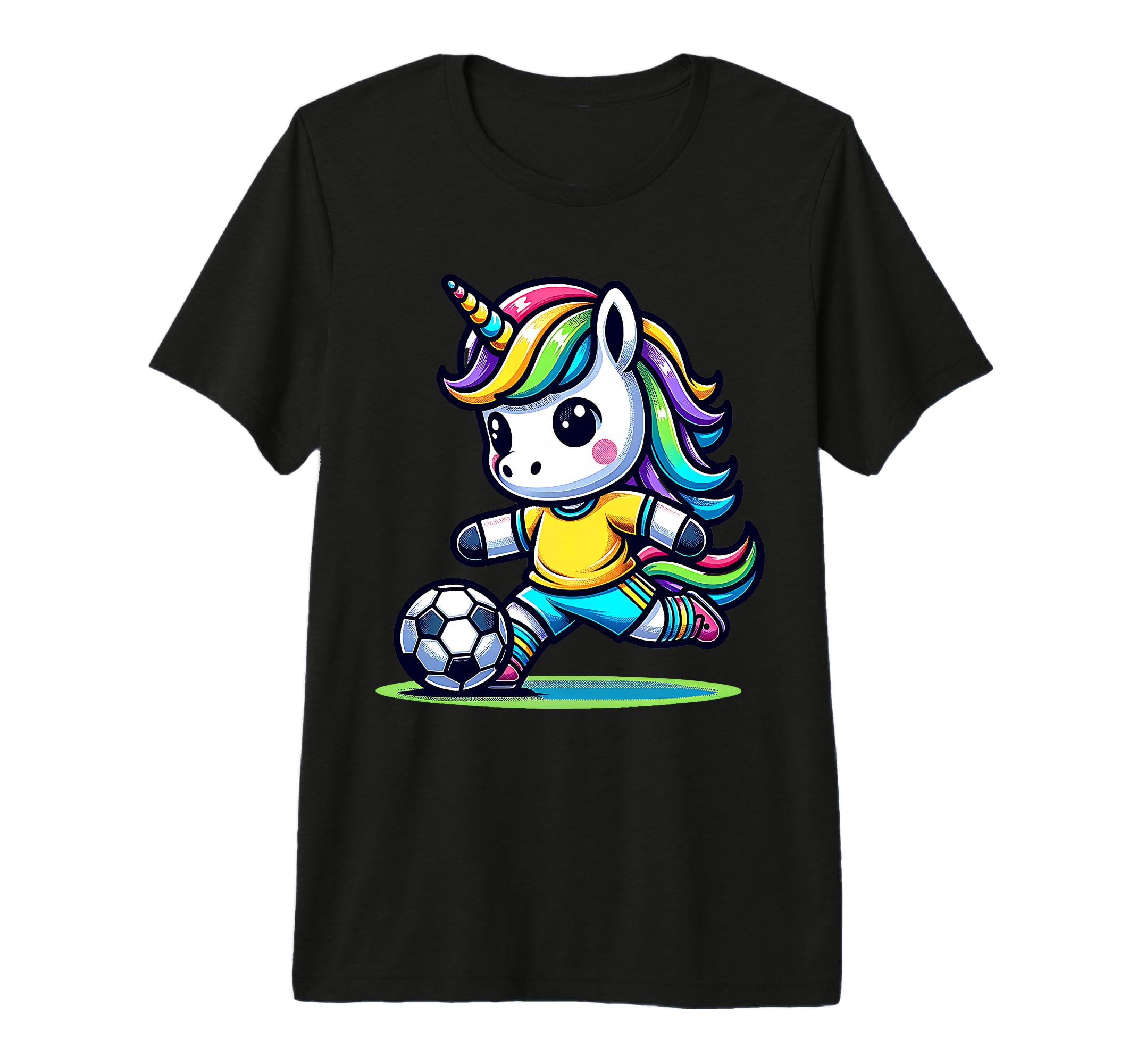 Footballer Unicorn Fans Soccer Team T-Shirt - Unique Graphic Men Women - T-Shirt, Sweatshirt, Hoodie