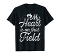 My Heart Is That Field Soccer Mom T-Shirt - Trendy Graphic Unisex - T-Shirt, Sweatshirt, Hoodie