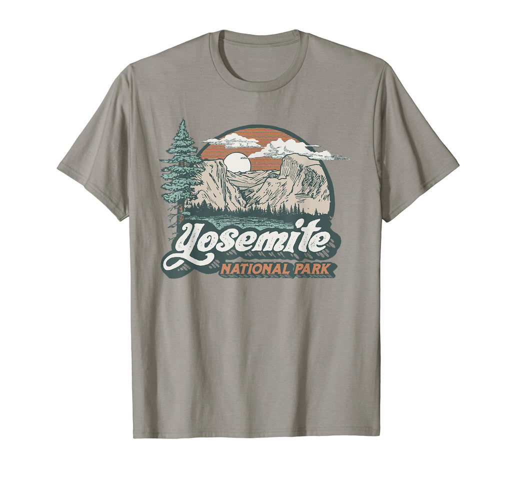 Yosemite National Park Eighties 80S T-Shirt - Unique Graphic Men Women - T-Shirt, Sweatshirt, Hoodie