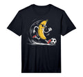 Sport Fruit Banana Football Player T-Shirt - Minimalist Print Men Women - T-Shirt, Sweatshirt, Hoodie