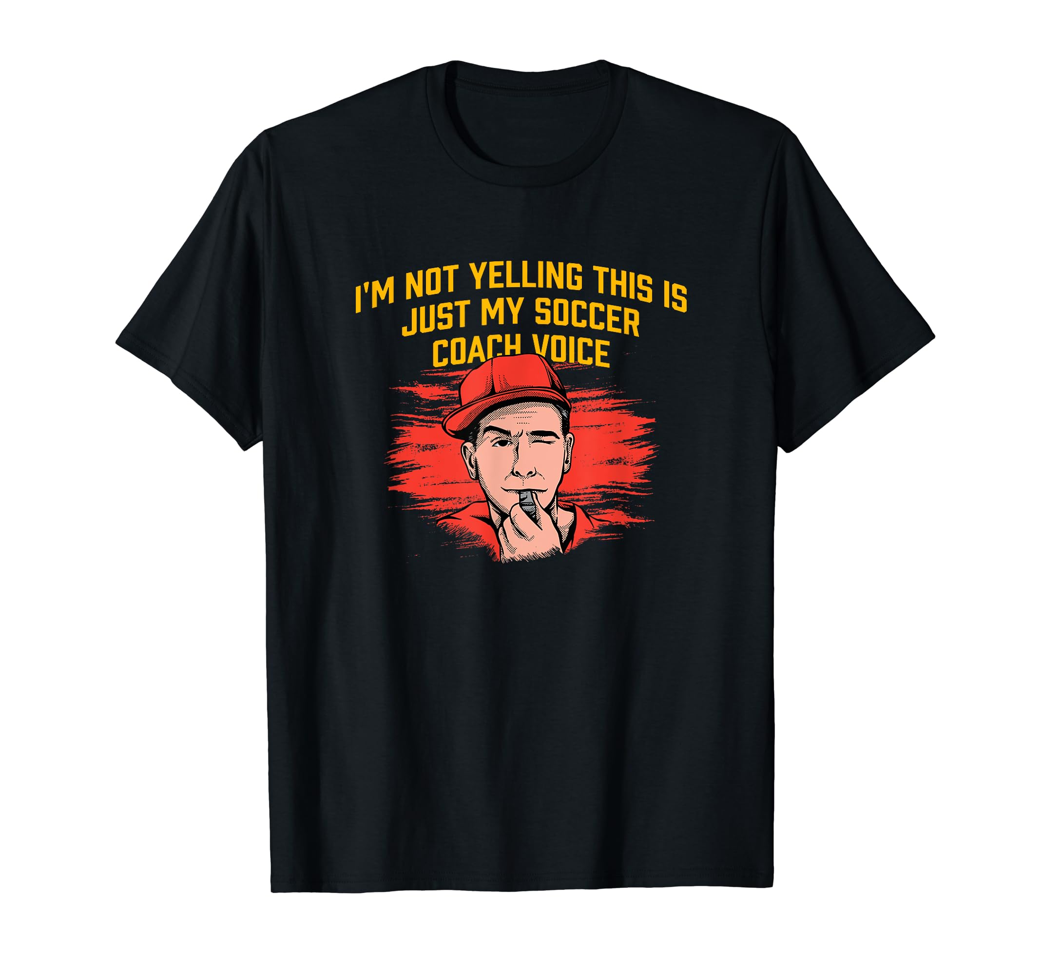 My Soccer Coach Voice Funny Soccer Player T-Shirt - Unique Graphic Unisex - T-Shirt, Sweatshirt, Hoodie