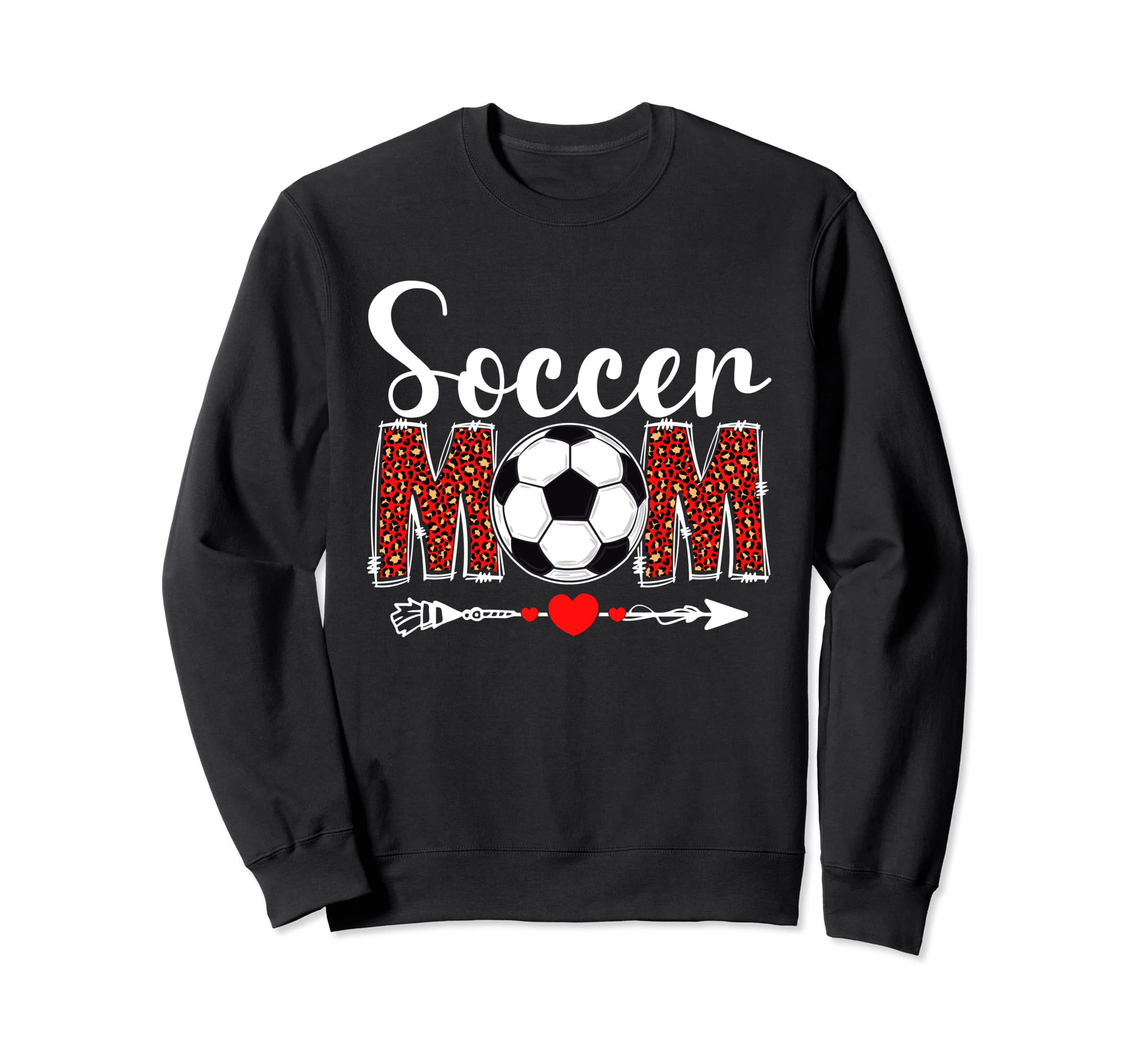 Soccer Mom Leopard Funny Sports Sweatshirt - Minimalist Print Unisex - T-Shirt, Sweatshirt, Hoodie