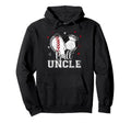 Ball Uncle Baseball Soccer Heart Hoodie - Casual Everyday Wear for Adults - T-Shirt, Sweatshirt, Hoodie