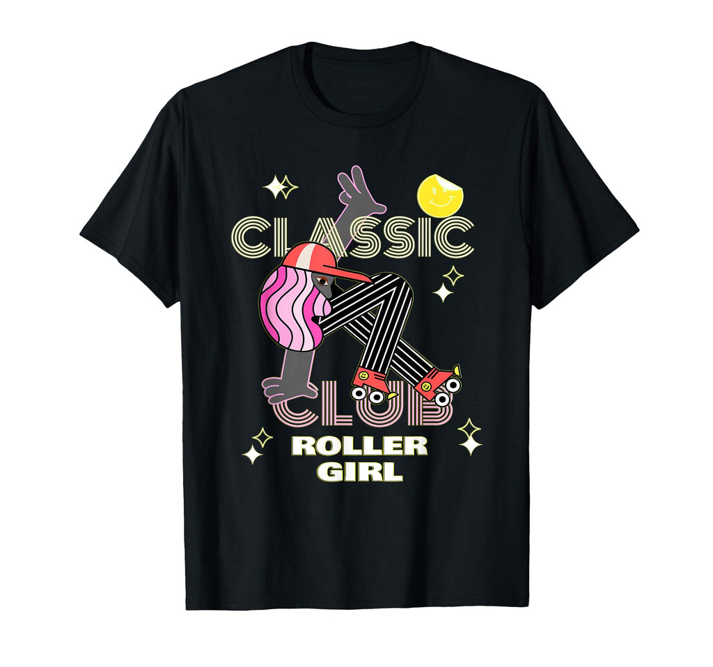 Funny Roller Skates 80S Aesthetic T-Shirt - Custom Art Print Unisex - T-Shirt, Sweatshirt, Hoodie