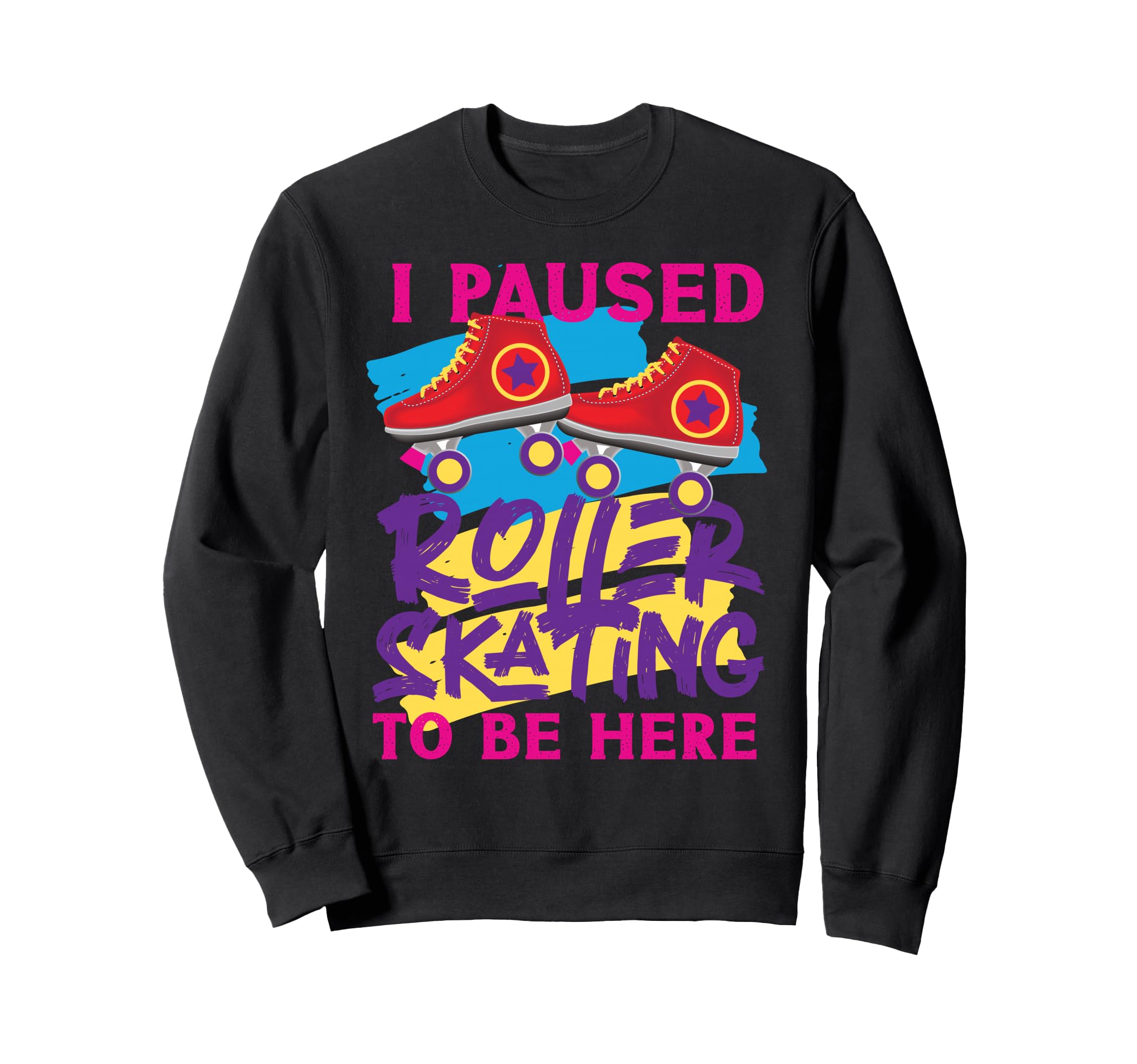 Roller Skating Skate 1970S Sweatshirt - Unique Graphic Unisex - T-Shirt, Sweatshirt, Hoodie