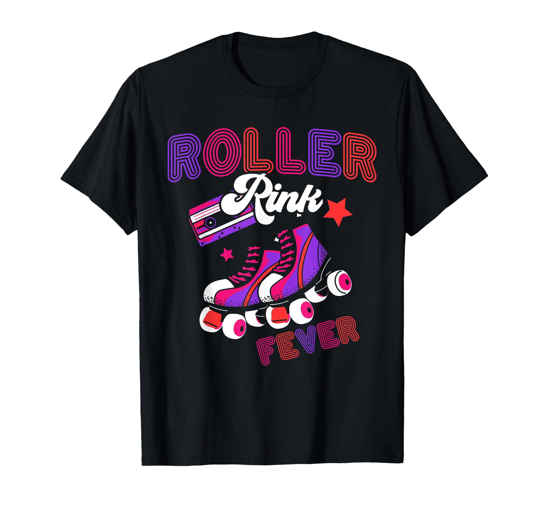 Roller Skates Roller Rink Fever T-Shirt - Casual Everyday Wear Unisex - T-Shirt, Sweatshirt, Hoodie