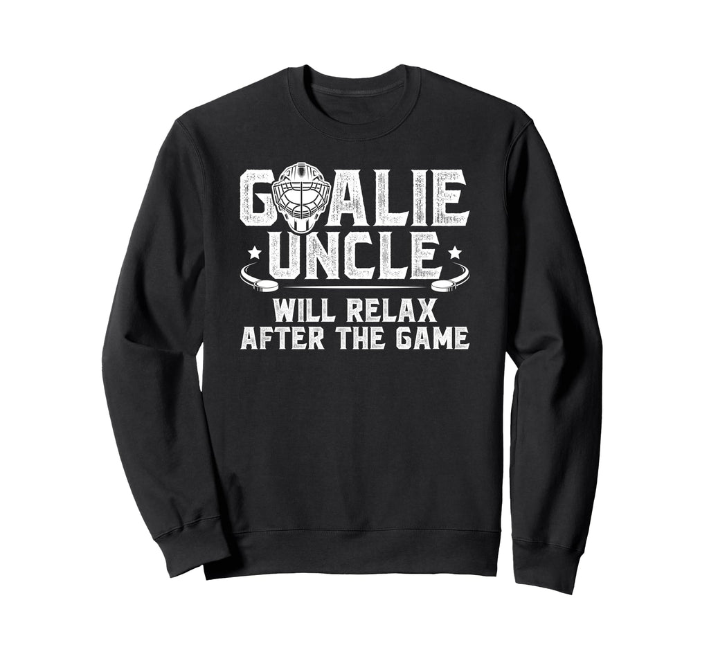 Funny Hockey Goalie Uncle Ice Sweatshirt - Fun Novelty Design Unisex - T-Shirt, Sweatshirt, Hoodie