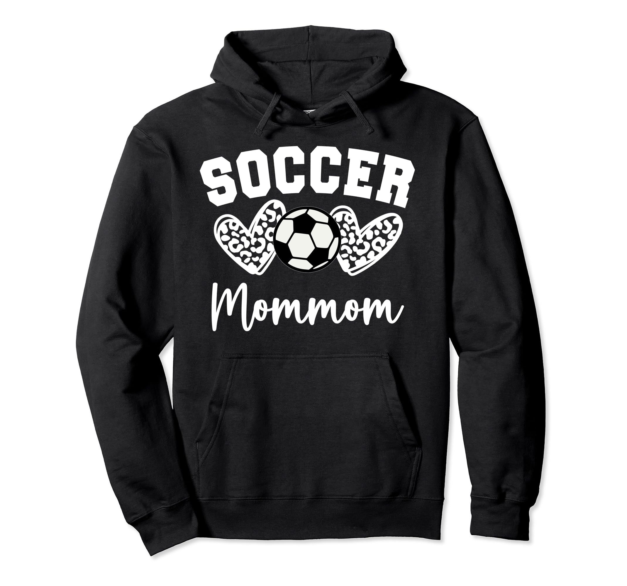 Soccer Mommom Matching Family Soccer Hoodie - Trendy Graphic Unisex - T-Shirt, Sweatshirt, Hoodie