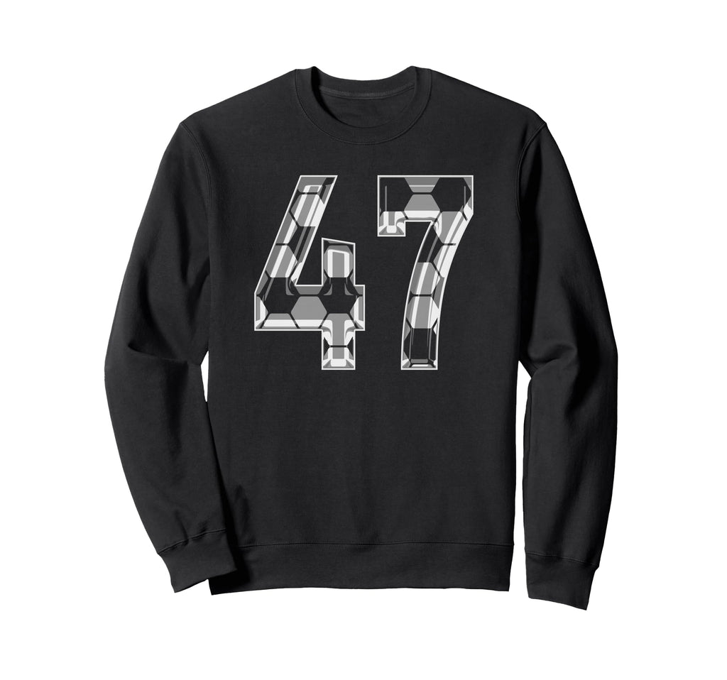 Soccer Number 47 Favorite Player 47 Sweatshirt - Graphic Print for Adults - T-Shirt, Sweatshirt, Hoodie