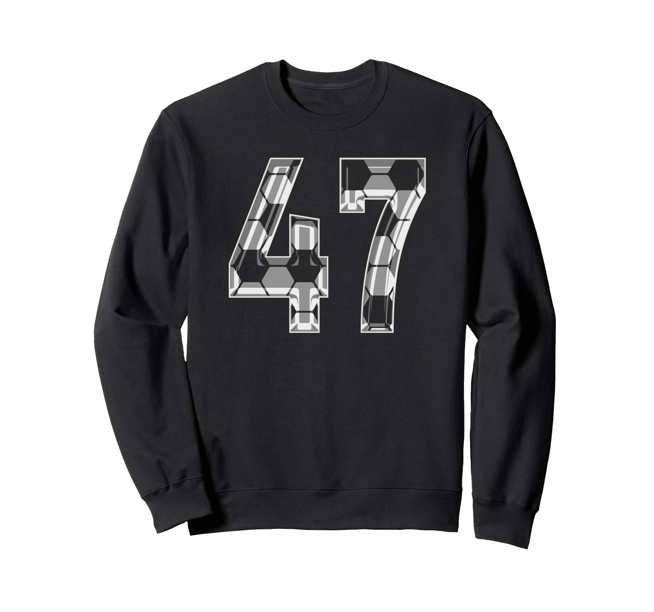 Soccer Number 47 Favorite Player 47 Sweatshirt - Graphic Print for Adults - T-Shirt, Sweatshirt, Hoodie