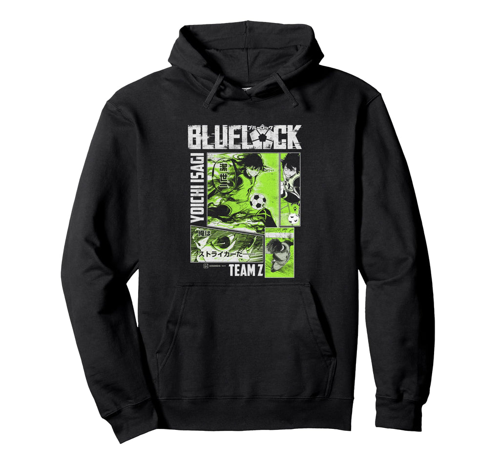 Blue Lock Yoichi Isagi Split Soccer Hoodie - Custom Art Print for Adults - T-Shirt, Sweatshirt, Hoodie