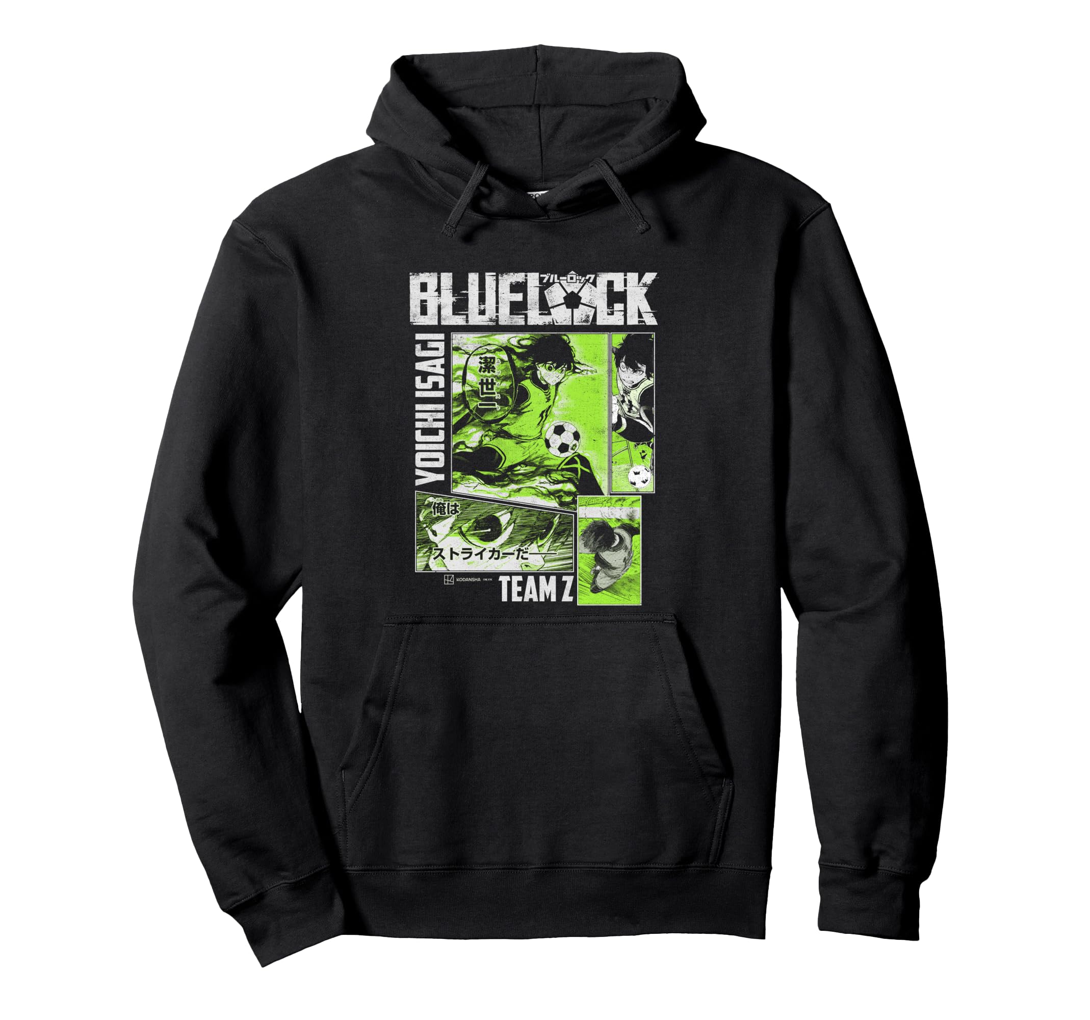 Blue Lock Yoichi Isagi Split Soccer Hoodie - Custom Art Print for Adults - T-Shirt, Sweatshirt, Hoodie