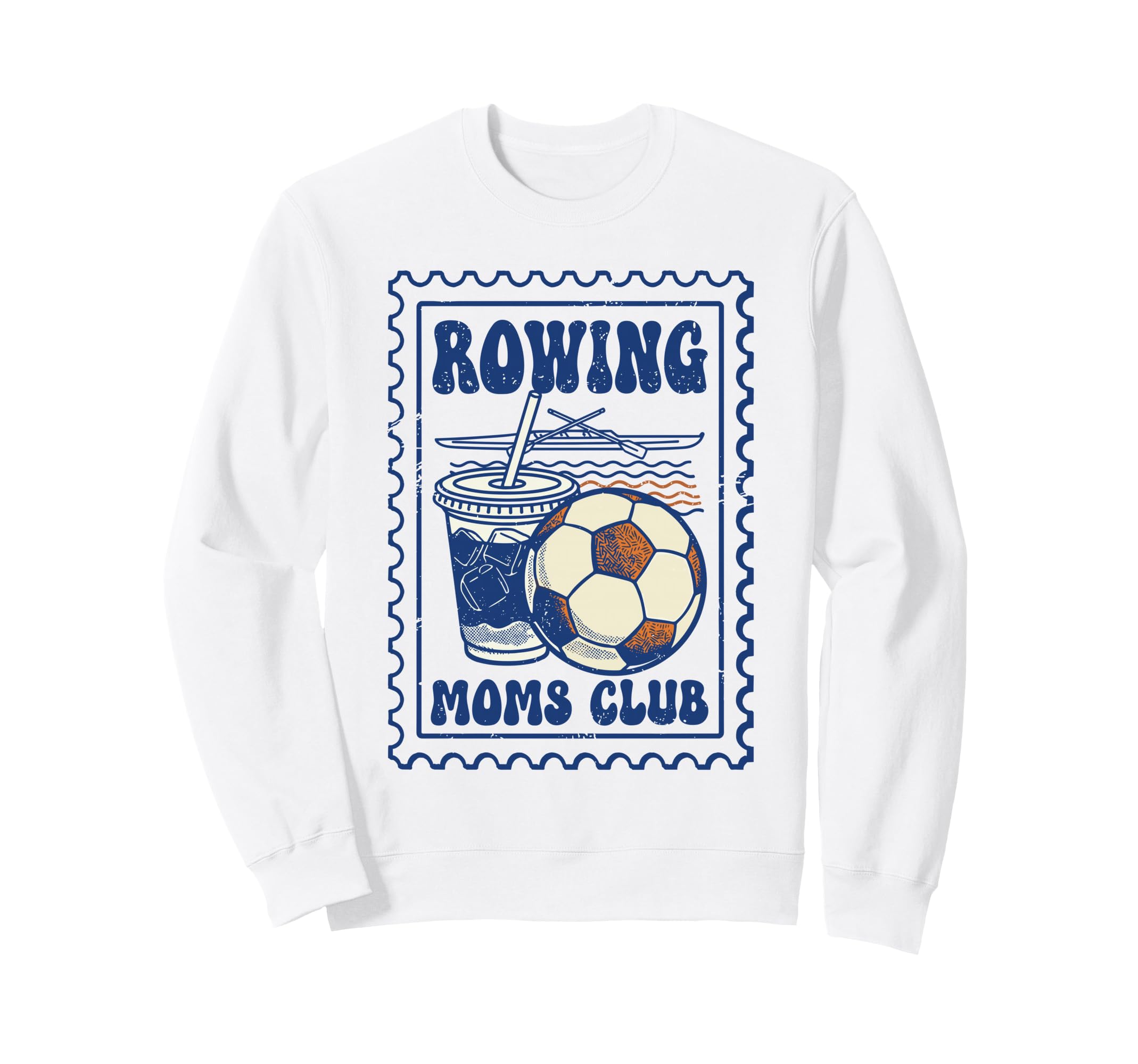 Rowing Soccer Moms Club Sweatshirt - Fun Novelty Design Unisex - T-Shirt, Sweatshirt, Hoodie