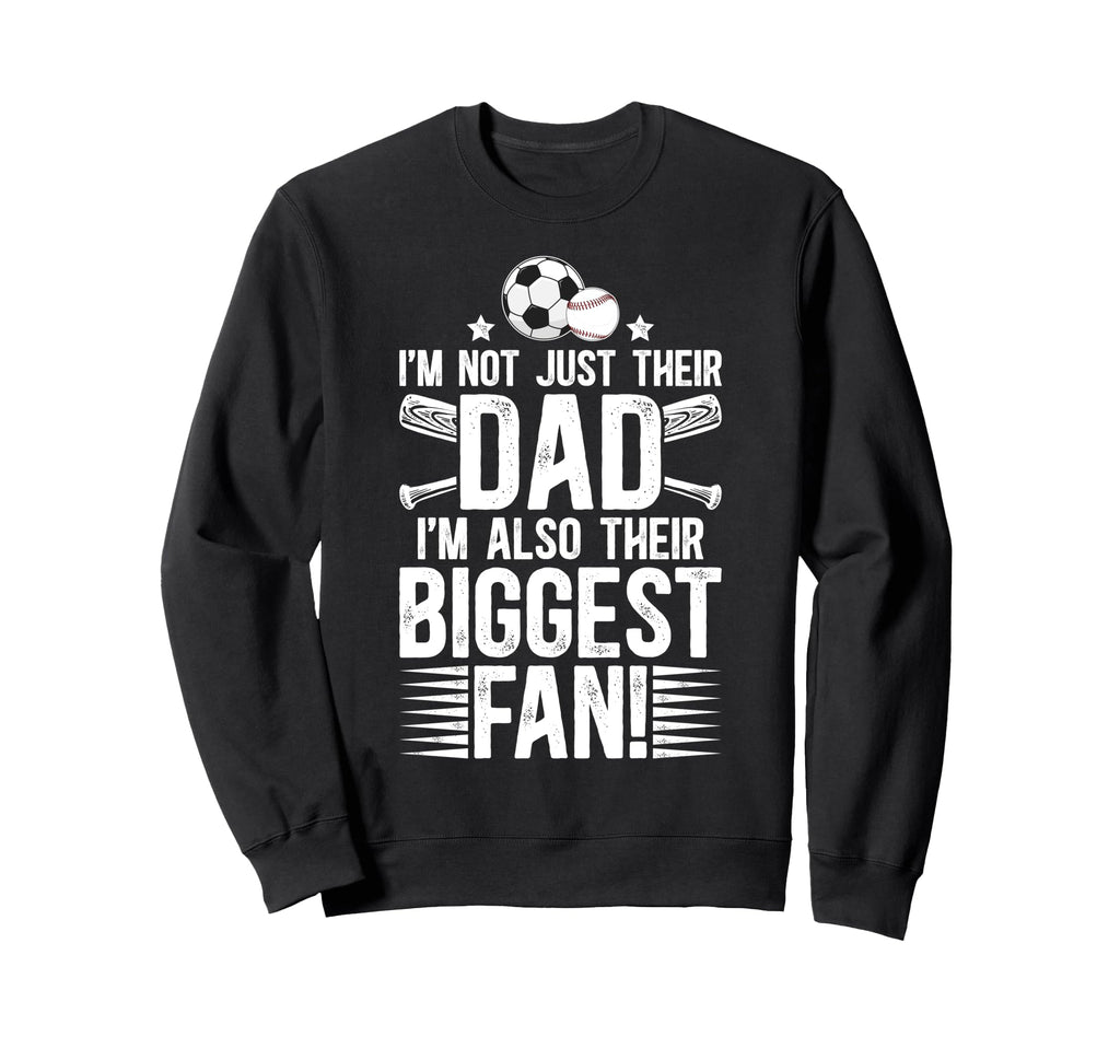 Their Biggest Fan Baseball Soccer Sweatshirt - Fun Novelty Design Unisex - T-Shirt, Sweatshirt, Hoodie