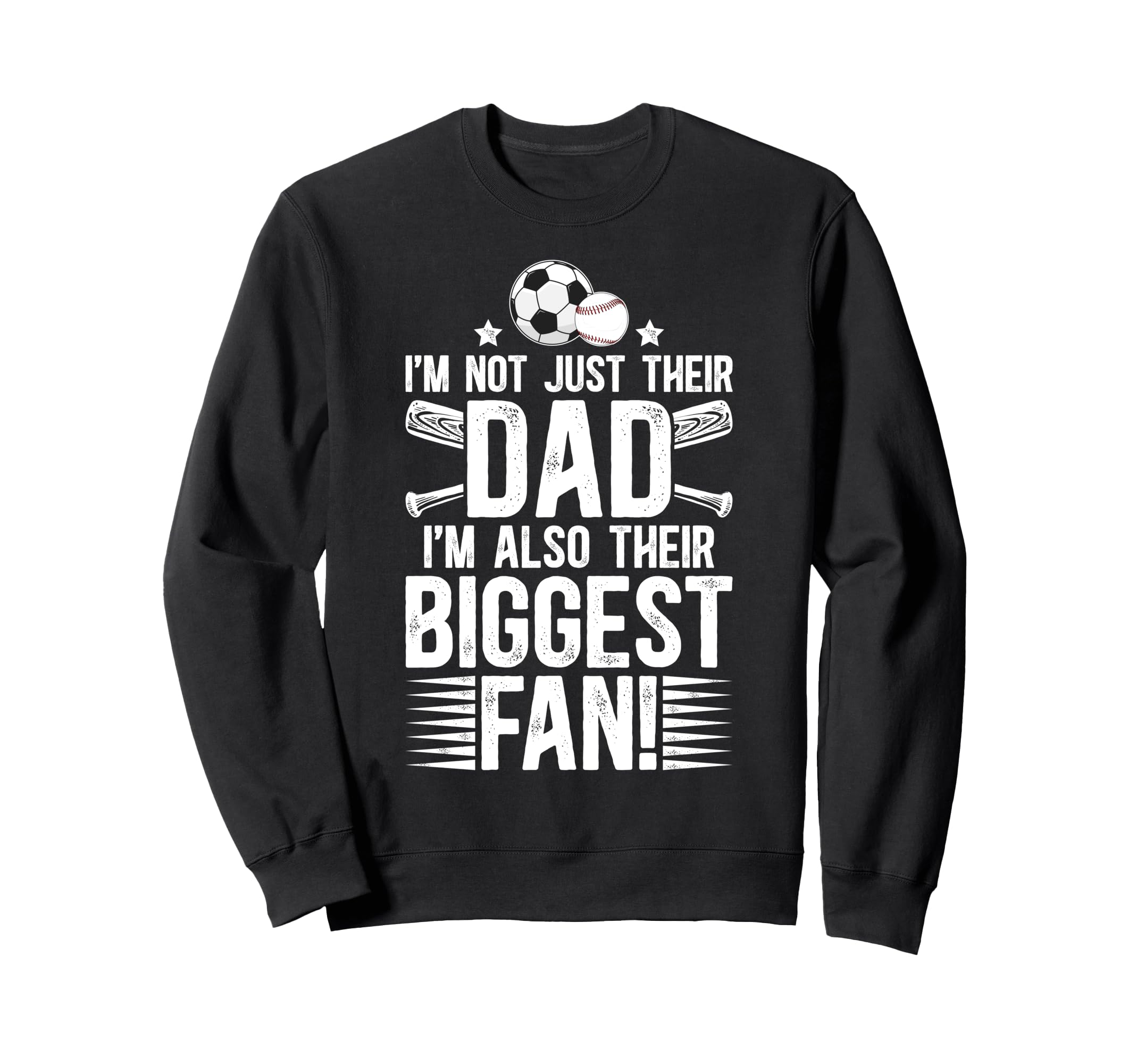 Their Biggest Fan Baseball Soccer Sweatshirt - Fun Novelty Design Unisex - T-Shirt, Sweatshirt, Hoodie