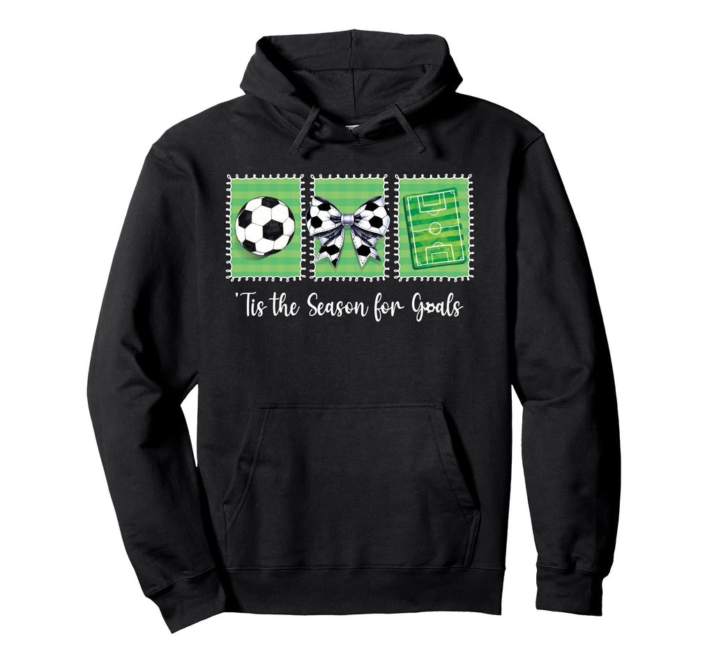 Soccer Mom S Mom Coquette Season Game Day Hoodie - Custom Art Print Unisex - T-Shirt, Sweatshirt, Hoodie