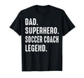Dad Superhero Soccer Coach Legend T-Shirt - Custom Art Print Unisex - T-Shirt, Sweatshirt, Hoodie