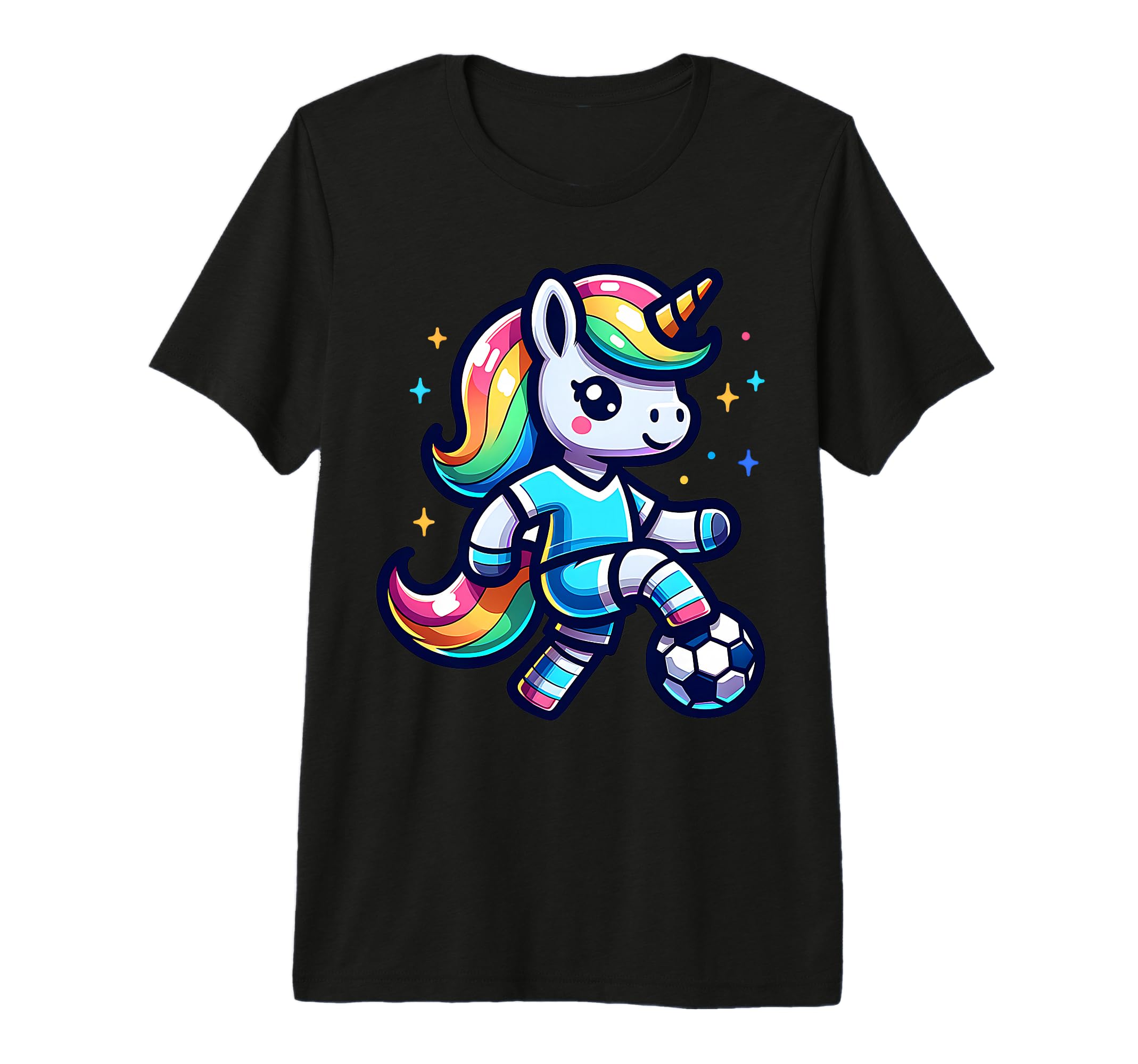 Footballer Unicorn Fans Soccer Team T-Shirt - Streetwear Style Unisex - T-Shirt, Sweatshirt, Hoodie
