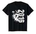 10Th Birthday Soccer 2016 Kick Silhouette T-Shirt - Custom Art Print Unisex - T-Shirt, Sweatshirt, Hoodie