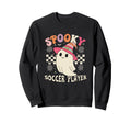 Spooky Soccer Player Ghost Sweatshirt - Aesthetic Graphic for Adults - T-Shirt, Sweatshirt, Hoodie