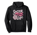 Soccer Mom Life Leopard Mama Hoodie - Trendy Graphic Unisex - T-Shirt, Sweatshirt, Hoodie