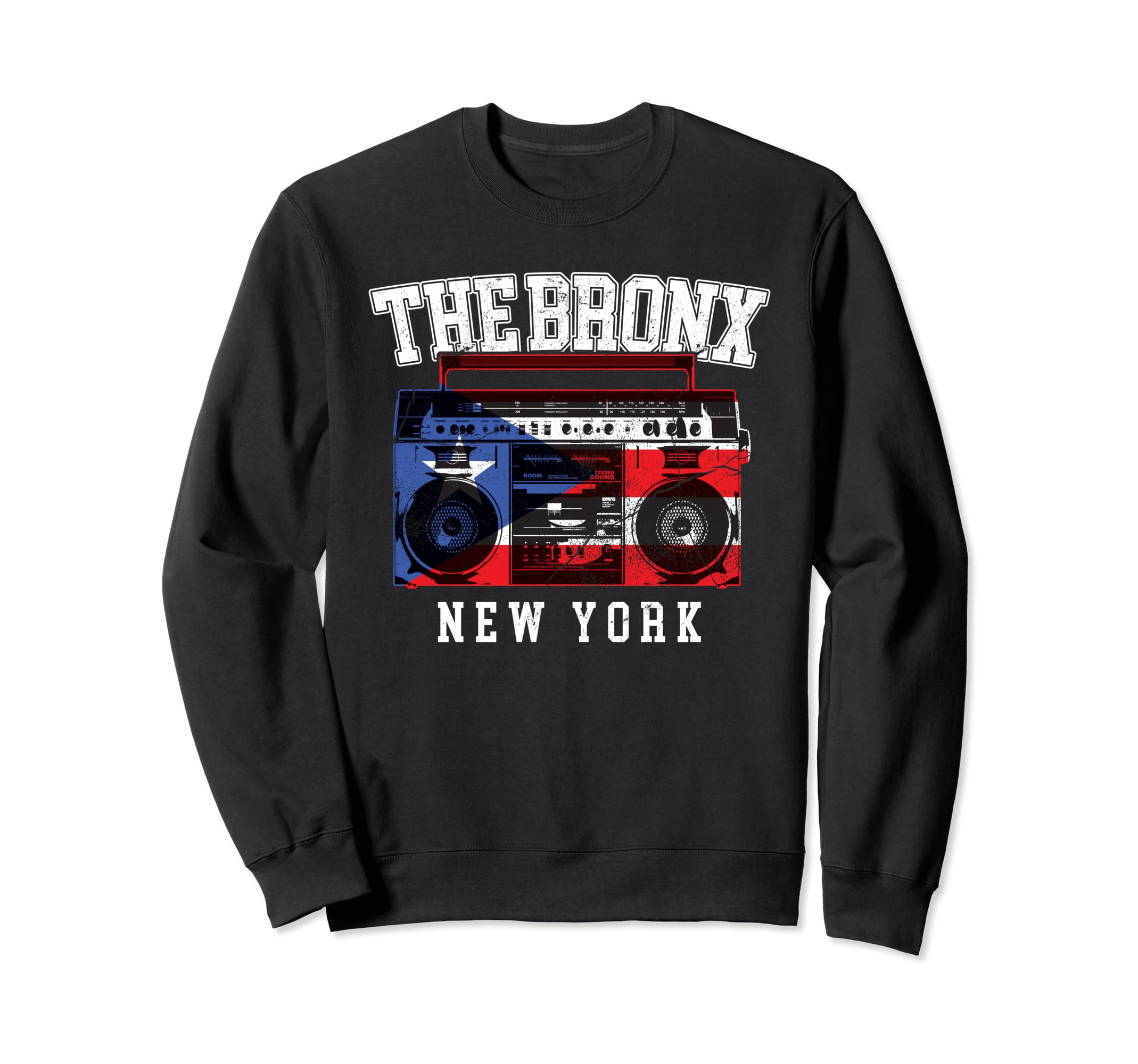 Bronx New York Puerto Rico Sweatshirt - Minimalist Print for Adults - T-Shirt, Sweatshirt, Hoodie