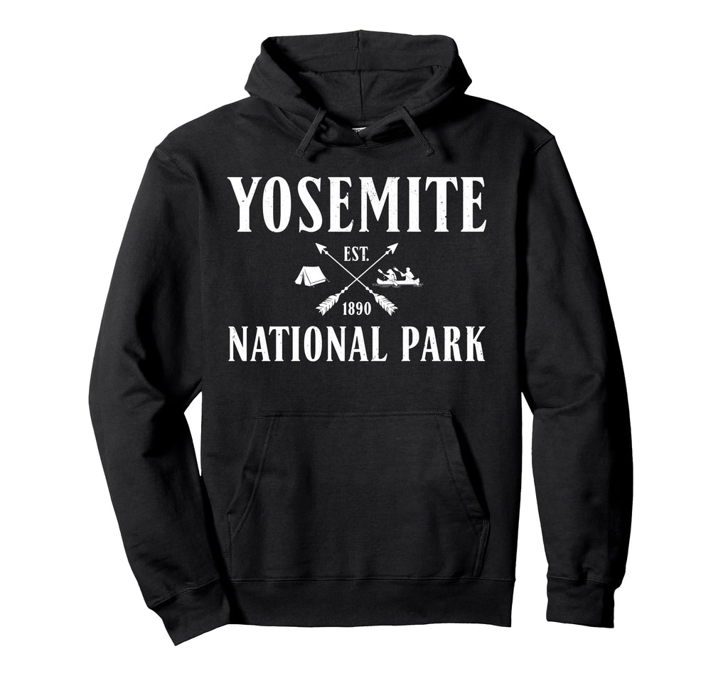 Yosemite National Park Outdoors 1890 Hoodie - Trendy Graphic Men Women - T-Shirt, Sweatshirt, Hoodie