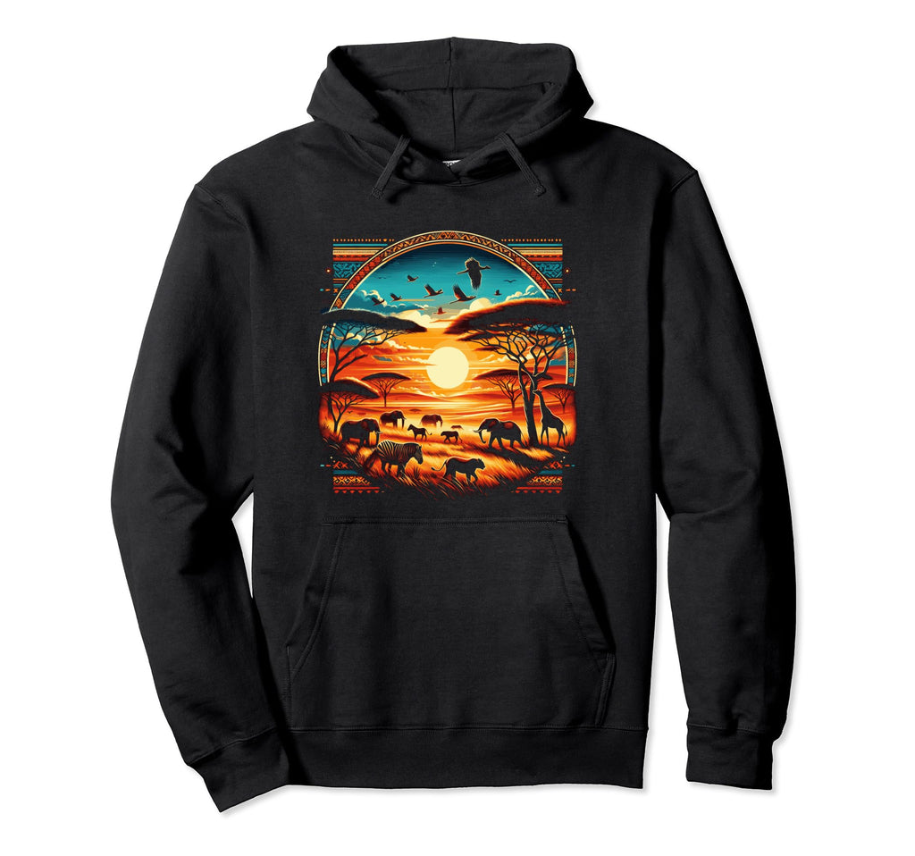 Serengeti National Park Safari Hoodie - Unique Graphic for Adults - T-Shirt, Sweatshirt, Hoodie
