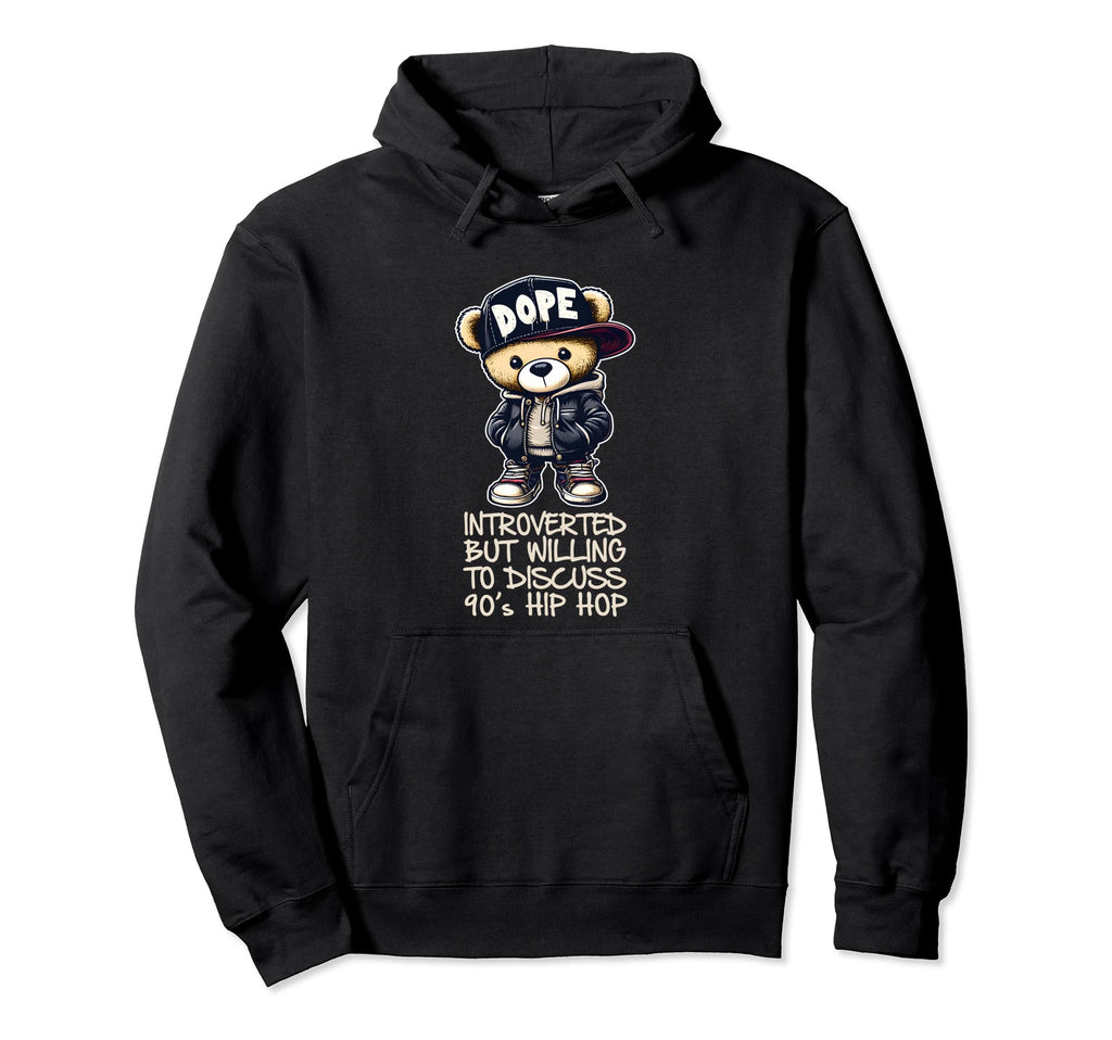 Introverted But Willing To Discuss Hoodie - Aesthetic Graphic for Adults - T-Shirt, Sweatshirt, Hoodie