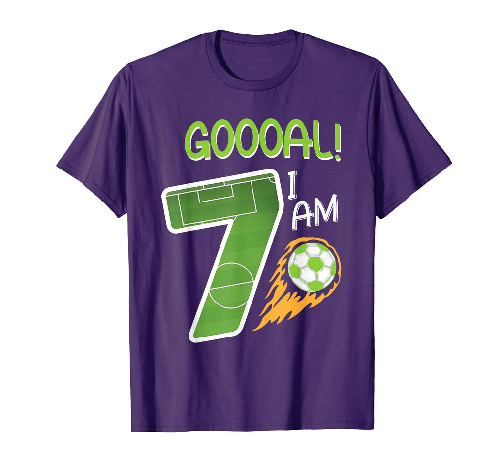 Soccer Im 7 Years Old Birthday T-Shirt - Trendy Graphic Unisex - T-Shirt, Sweatshirt, Hoodie
