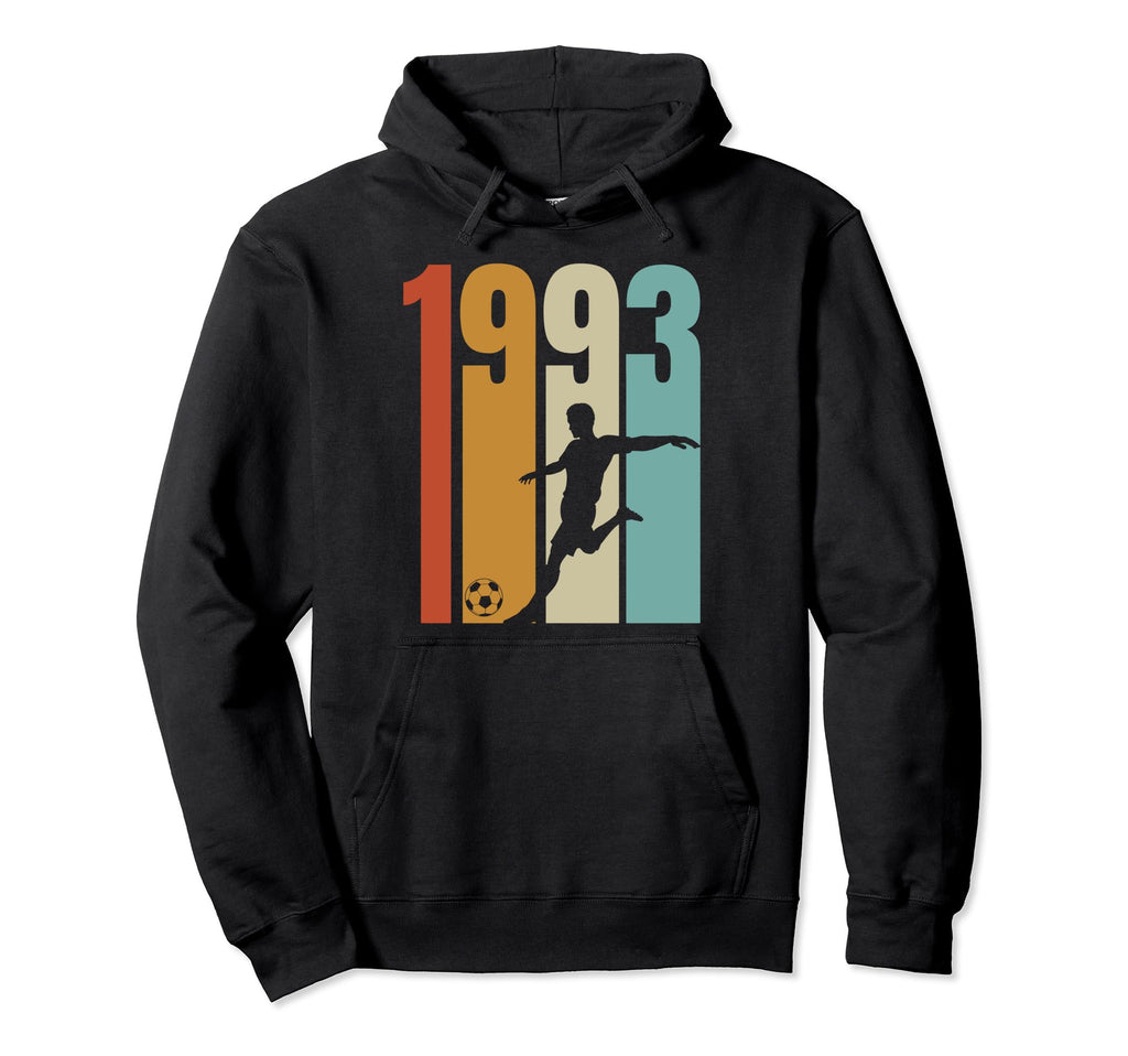 1993 Soccer Player Hoodie - Fun Novelty Design for Adults - T-Shirt, Sweatshirt, Hoodie