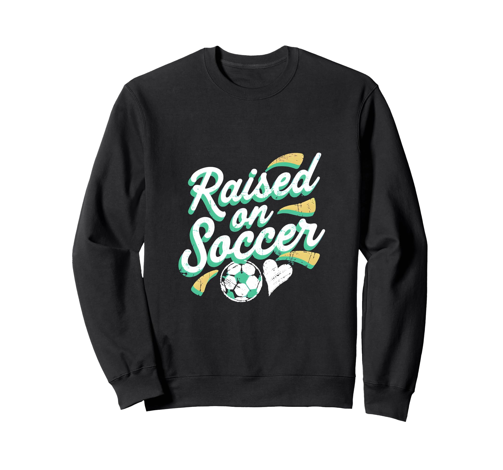 Raised Soccer Mom Family Pride Sweatshirt - Graphic Print Men Women - T-Shirt, Sweatshirt, Hoodie