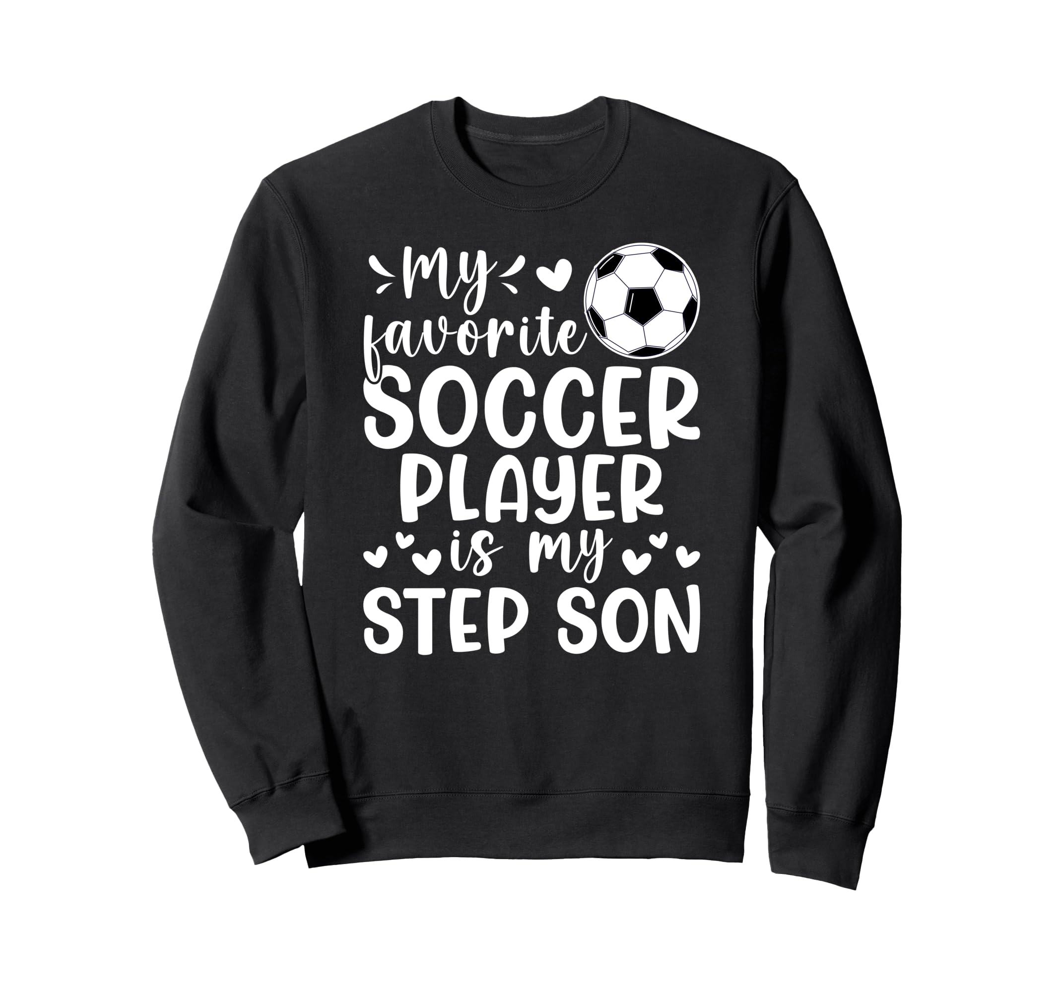 Proud Soccer Step Mom Soccer Sweatshirt - Custom Art Print for Adults - T-Shirt, Sweatshirt, Hoodie