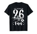 Number 26 Biggest Fan Soccer Player T-Shirt - Minimalist Print for Adults - T-Shirt, Sweatshirt, Hoodie