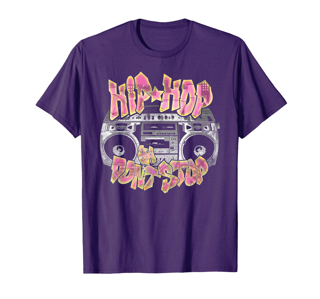 Hip Hop Ya Dont Stop Old School 80S 90S T-Shirt - Graphic Print for Adults - T-Shirt, Sweatshirt, Hoodie