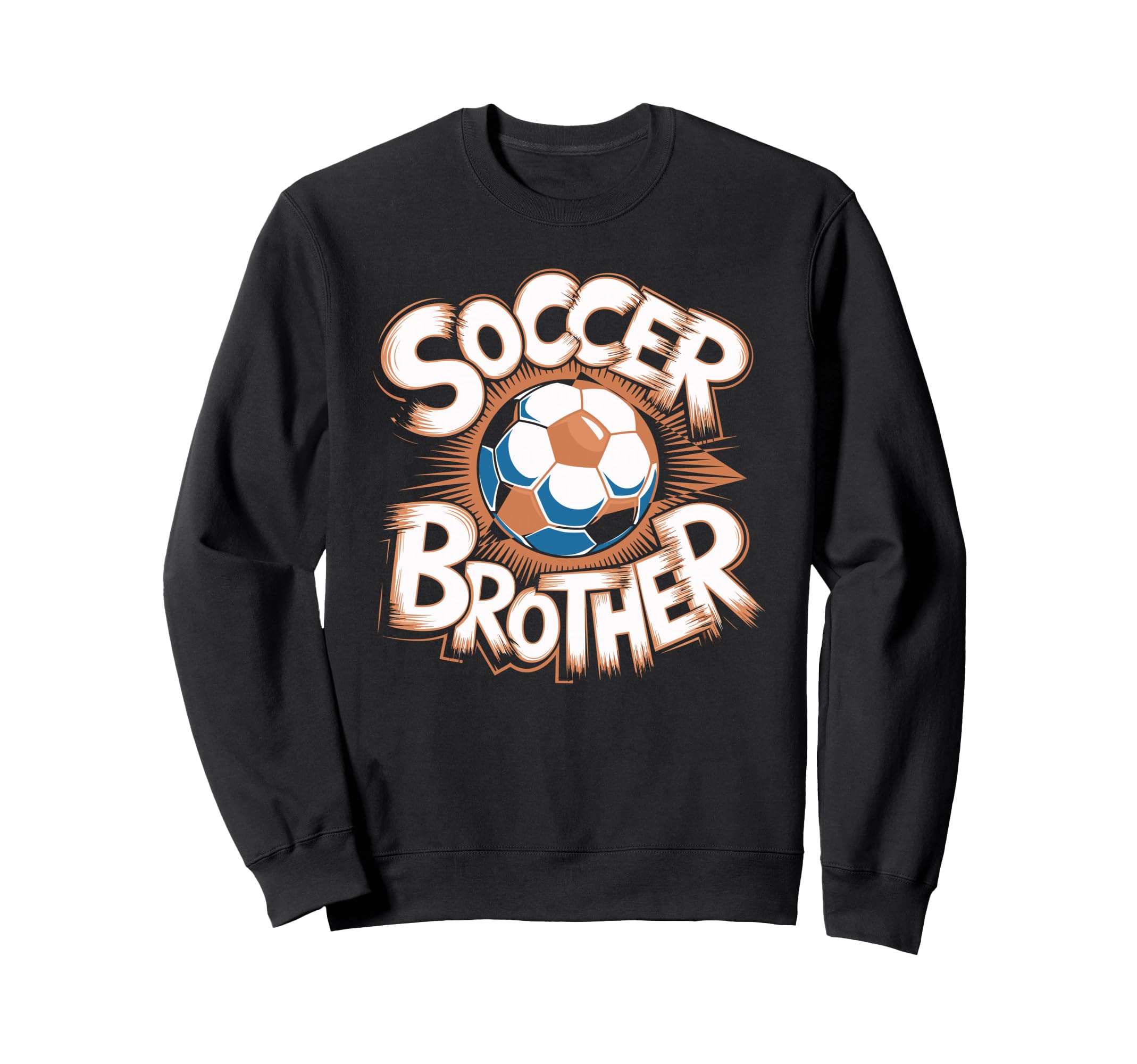 Soccer Brother Sketch Ball Sweatshirt - Unique Graphic Men Women - T-Shirt, Sweatshirt, Hoodie