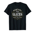Glacier Glacier National Park T-Shirt - Minimalist Print Unisex - T-Shirt, Sweatshirt, Hoodie