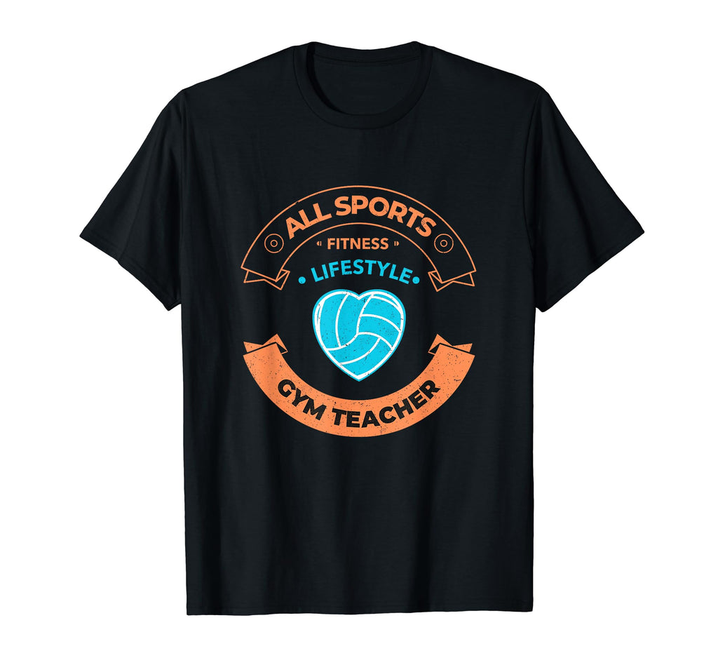 Gym Teacher Love Soccer All Sports T-Shirt - Custom Art Print for Adults - T-Shirt, Sweatshirt, Hoodie