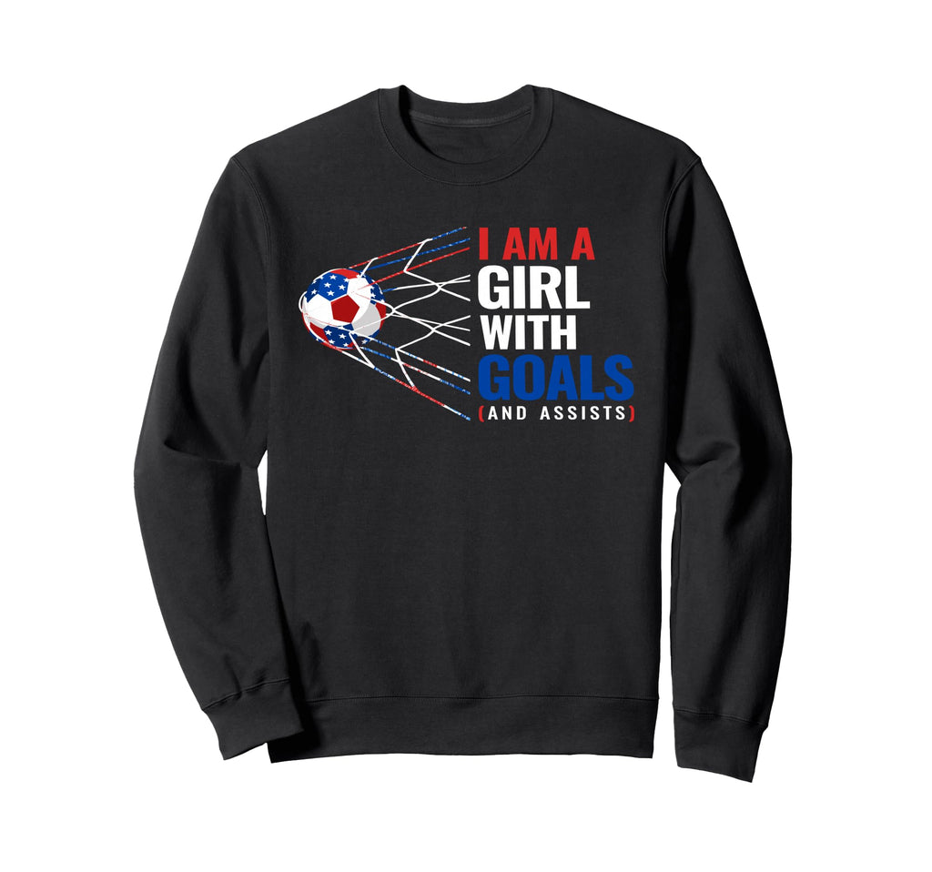Fans Womens Patriotic Soccer I Sweatshirt - Fun Novelty Design Men Women - T-Shirt, Sweatshirt, Hoodie