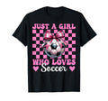 Just Who Loves Soccer Coquette Bow T-Shirt - Aesthetic Graphic Men Women - T-Shirt, Sweatshirt, Hoodie